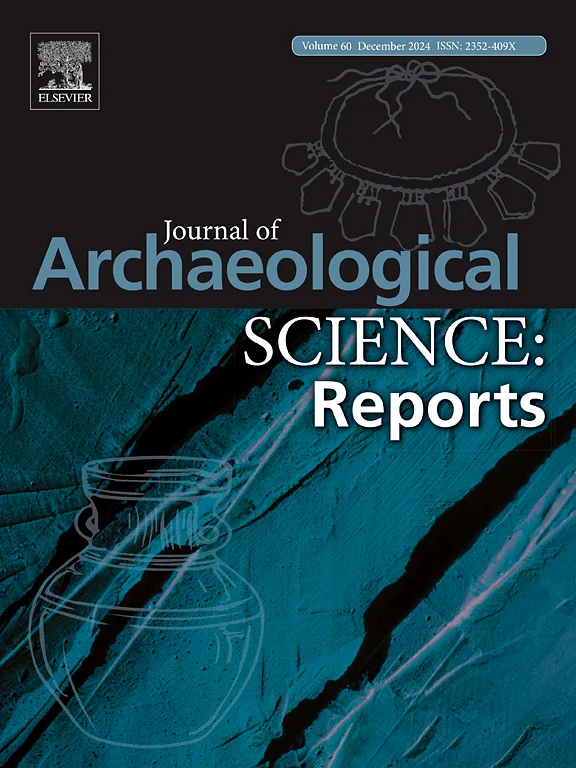 Journal of Archaeological Science: Reports, volume 60 cover
