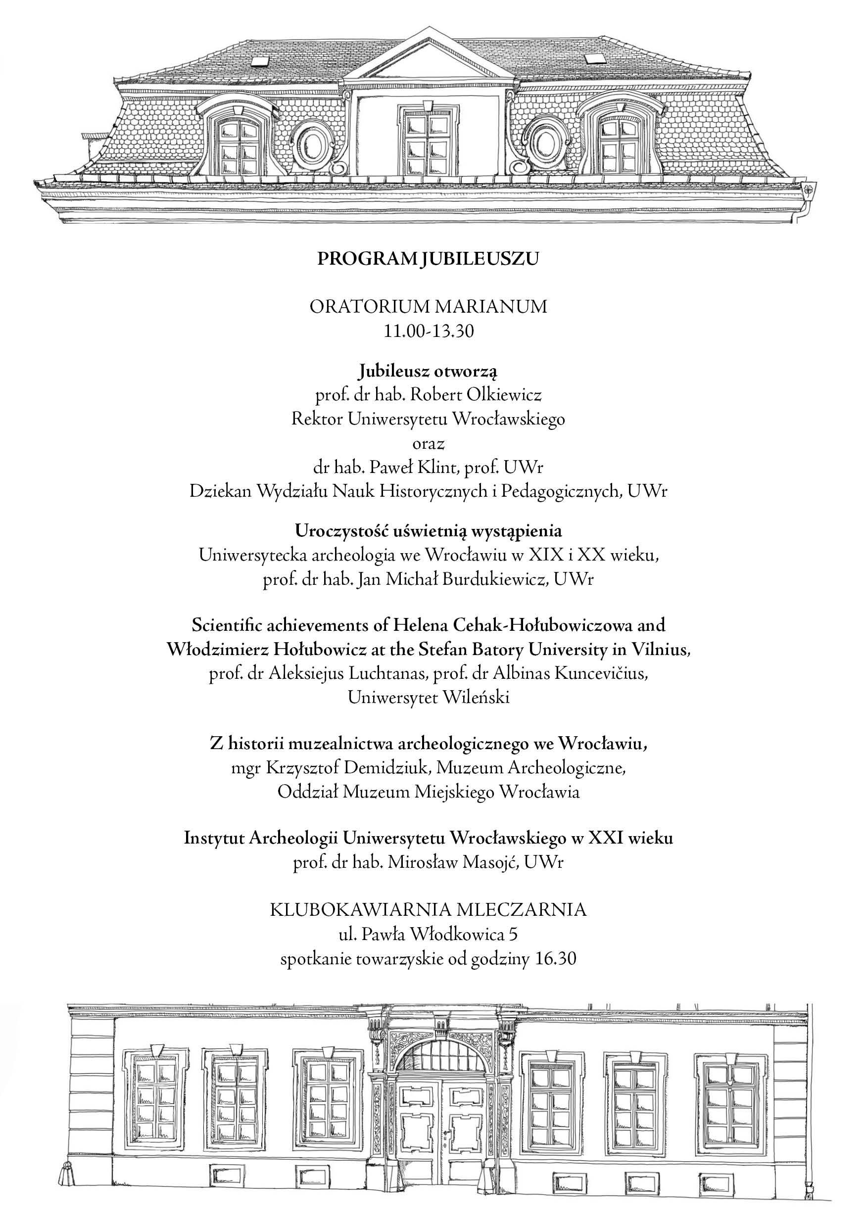 80 lat archeologii jubileusz - plakat