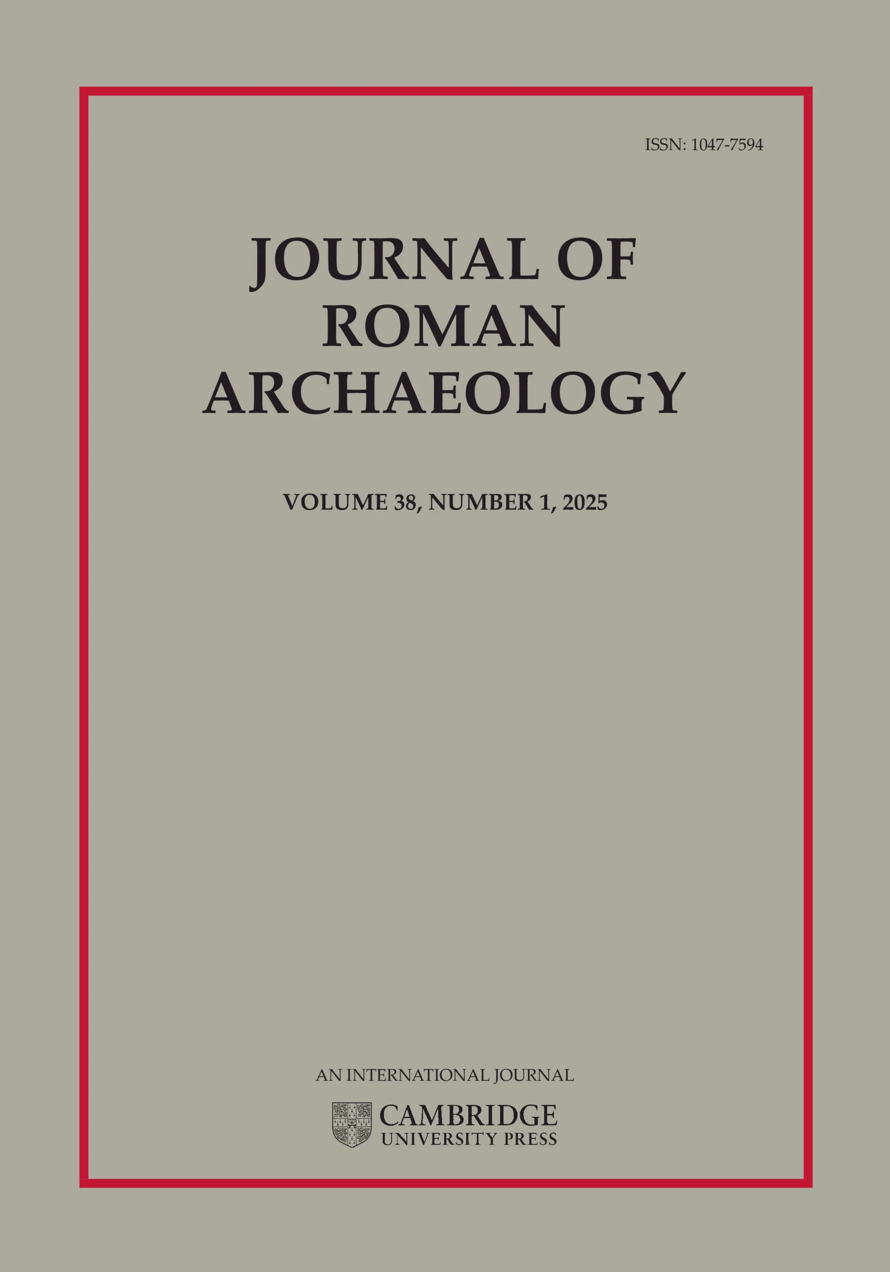 Journal of Roman Archaeology cover