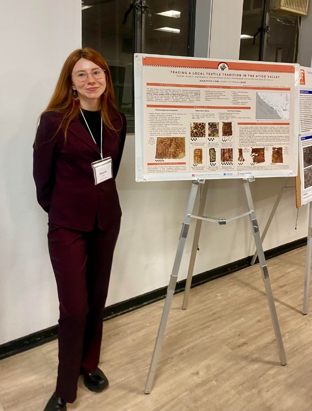 Natalia Suda prezentująca wyniki na konferencji w Filadelfi